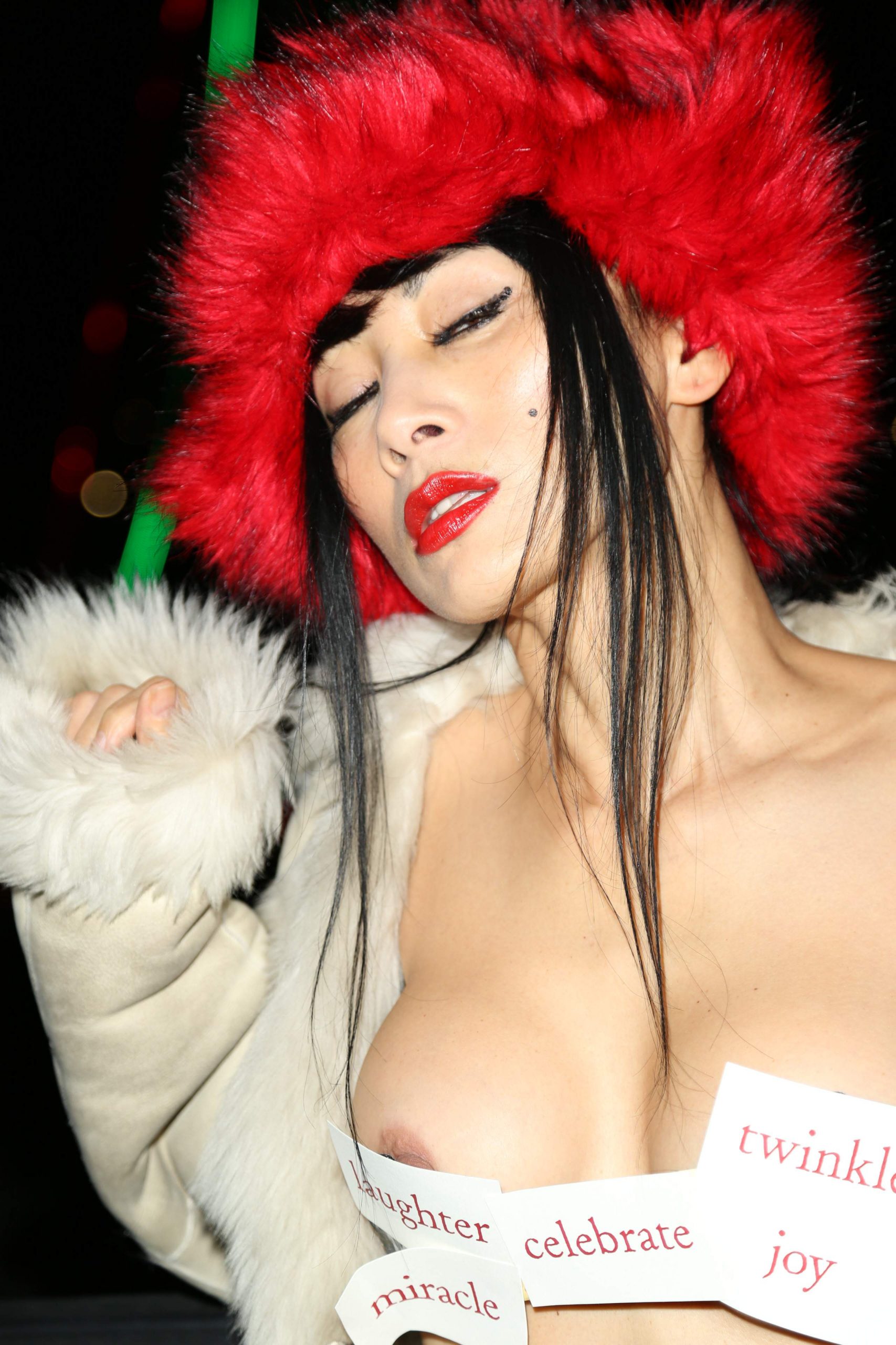 Bai Ling Accidentally Shows Her Suckable Nipple in Public (#NipSlip)