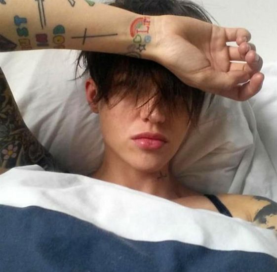Ruby Rose hot in her bed