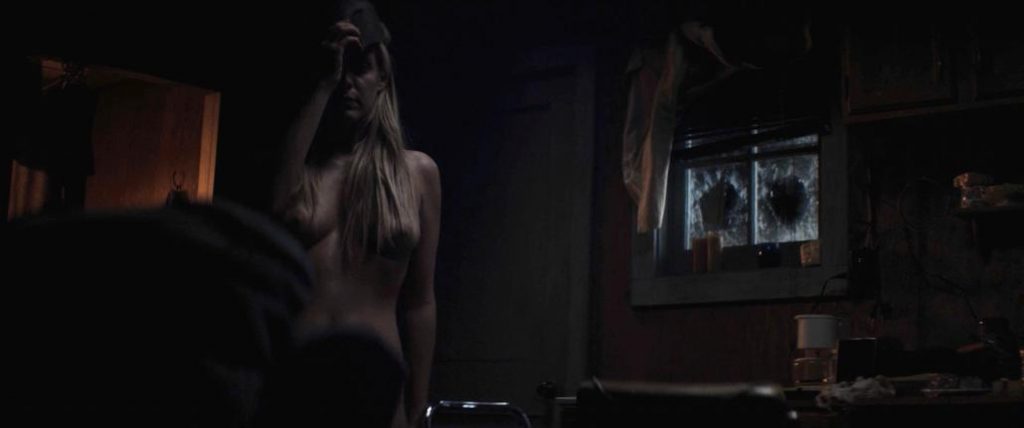 Riley Keough naked in Hold the Dark