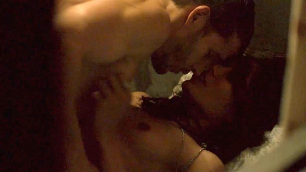 Freida Pinto nude tits in sex scene