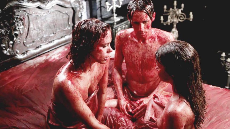 Jessica Barden nude covered with blood