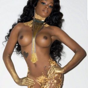 Azealia Banks nude boobs