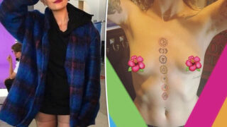 Shameless Paris Jackson Flashing Her Tits and Abs on Social Media