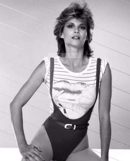 Markie Post sexy white and black