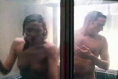 Kim Cattrall nude in shower scene