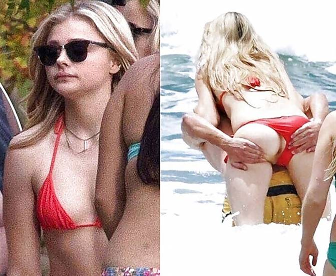 Chloe Grace Moretz nude pussy slip