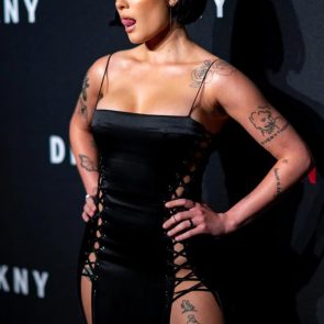 Halsey black dress