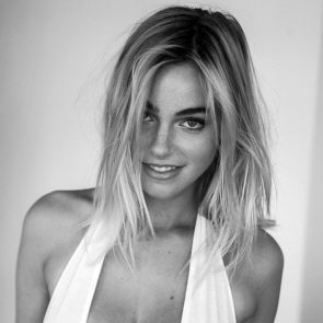 Elizabeth Turner black and white sexy pic