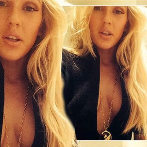 Ellie Goulding hot deep cleavage