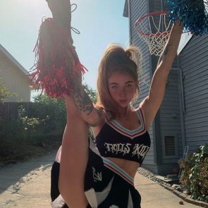 Coconut Kitty nude sexy cheerleader