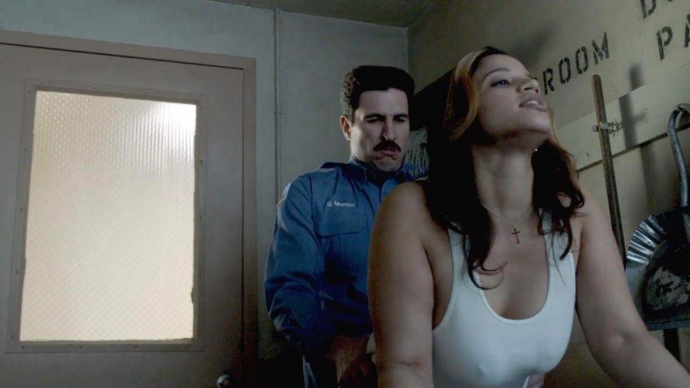 Dascha Polanco nipples in sex scene