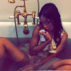 Keke Palmer in bathtub