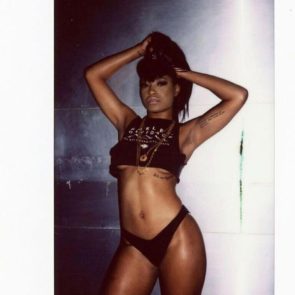 Keke Palmer underboob and stomach