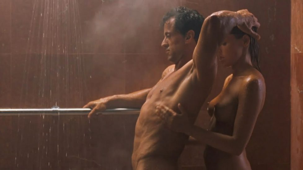Sharon Stone nude wet scene