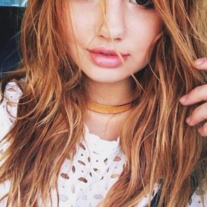 Debby Ryan as a redhead