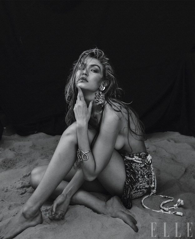 Gigi Hadid Topless