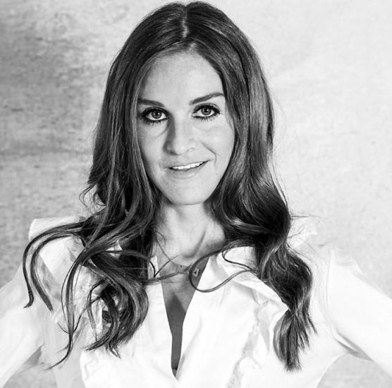 Nikki Grahame black and white photo