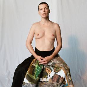 Milla Jovovich Boobs For Pop Magazine