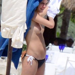 Cara Delevingne topless