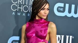 Chesty Actress Zendaya Looks Both Cute and Sexy on the Blue Carpet Event