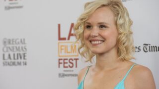 Cheery Blonde Alison Pill Displaying Her Hot Physique at the Premiere