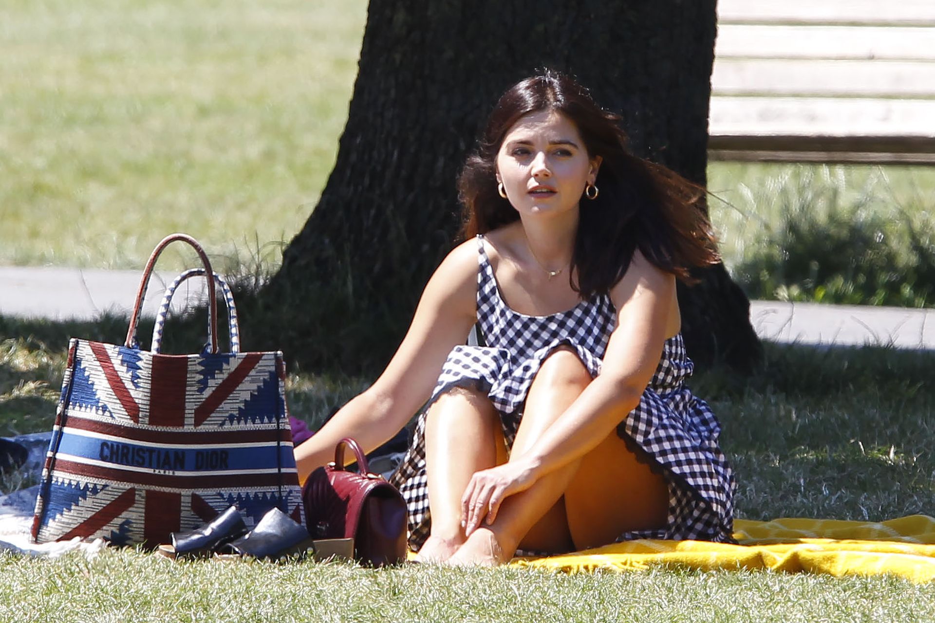 Doctor Who Actress Jenna Coleman Treats Us with a View of Her Upskirt