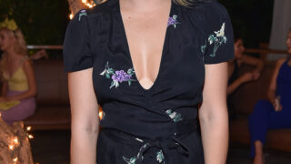 Adorable Emily Osment Showing Her Cleavage at an Event