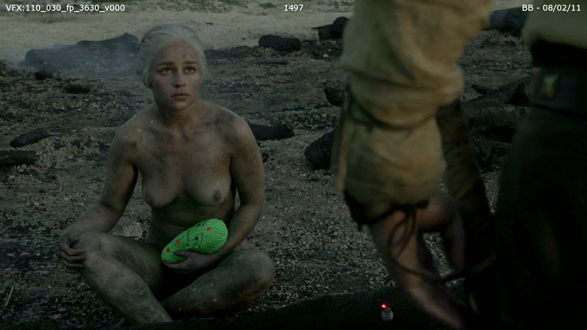 Naked Emilia Clarke Looks Extremely Vulnerable and Fuckable