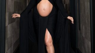 Adriana Lima Flaunts Her Huge Baby Bump