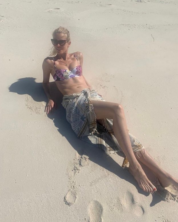 Claudia Schiffer Bikini At 51