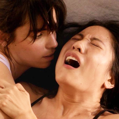 Constance Wu & Angela Trimbur Lesbian Fingering in ‘The Feels’