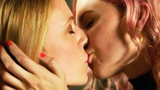 Emma Bell & Paige Elkington Lesbian Kiss Scene from ‘Relationship Status’