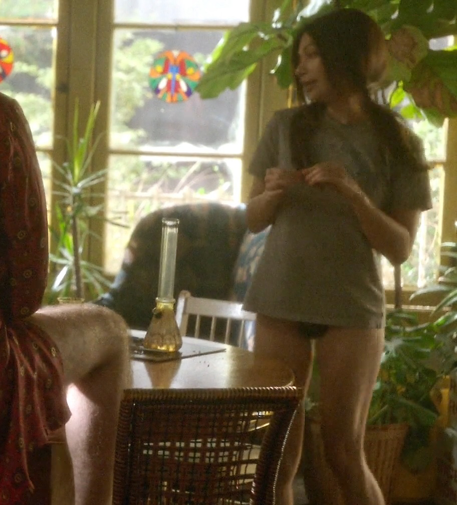 Ginger Gonzaga Nude Butt And Bush In I’m Dying Up Here Series