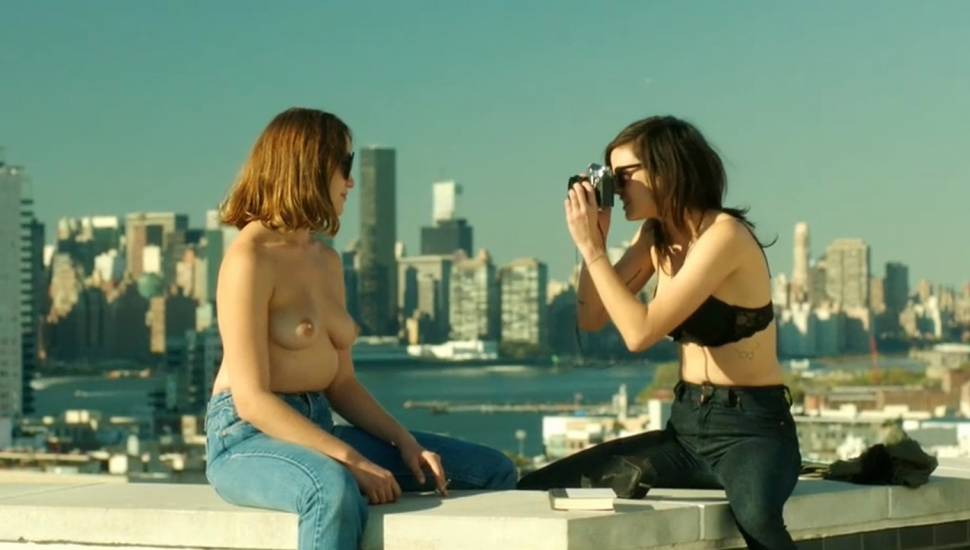 Lola Kirke And Lina Esco Nude Scene In Free The Nipple Movie