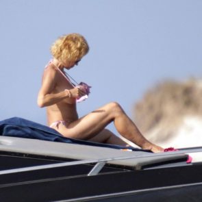 Old Tv Host Marlene Mourreau Nude Tits On The Yacht Team Celeb