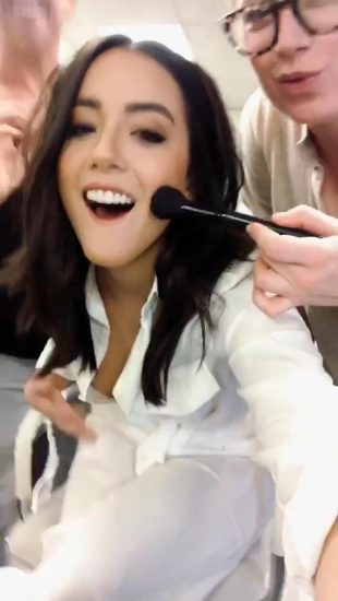 Chloe Bennett naked nipple