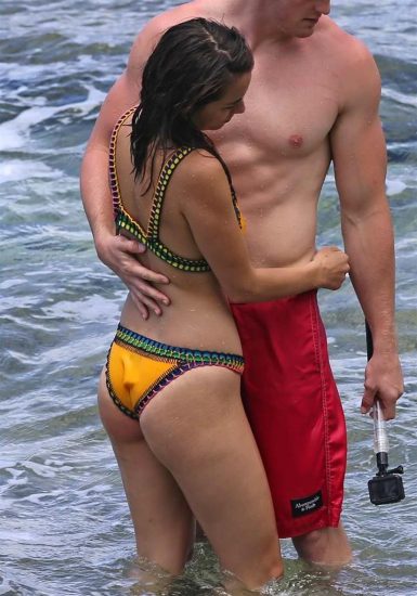 Chloe Bennett ass in bikini