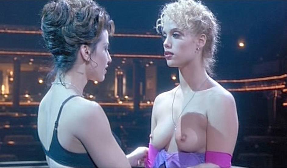 Elizabeth Berkley And Gina Gershon Nude Boobs In Showgirls Movie