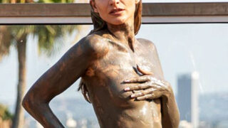 Rachel McCord Topless in Mud Photo Shooting