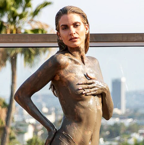 Rachel McCord Topless in Mud Photo Shooting