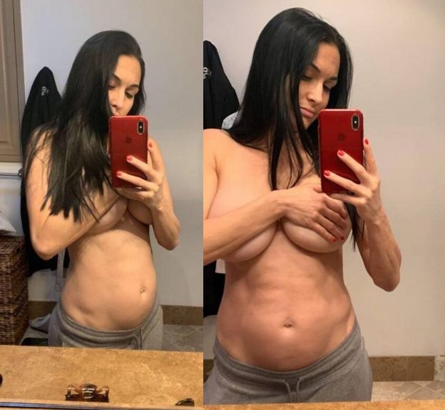 Nikki Bella Nude Pregnant (4 Photos)