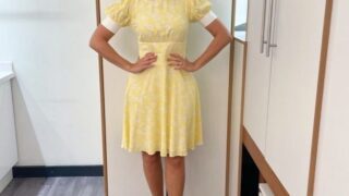 Holly Willoughby Sexy In Yellow Dress