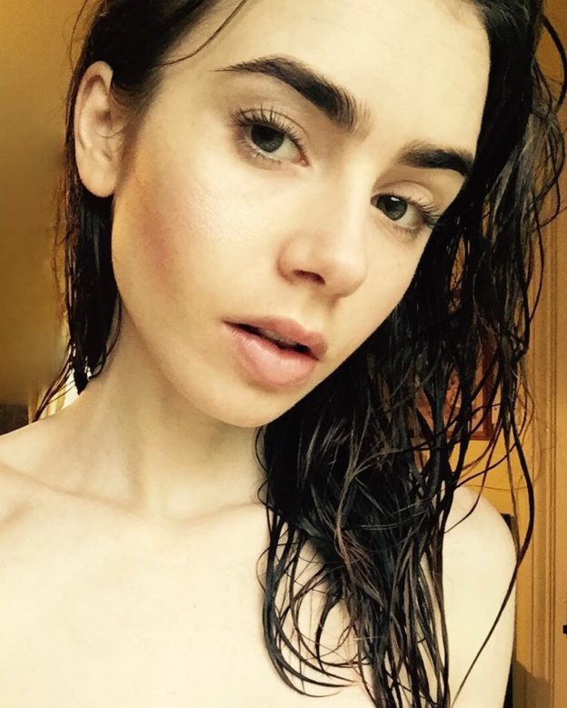 Lily Collins Fappening Sexy Near Nude (10 Photos)