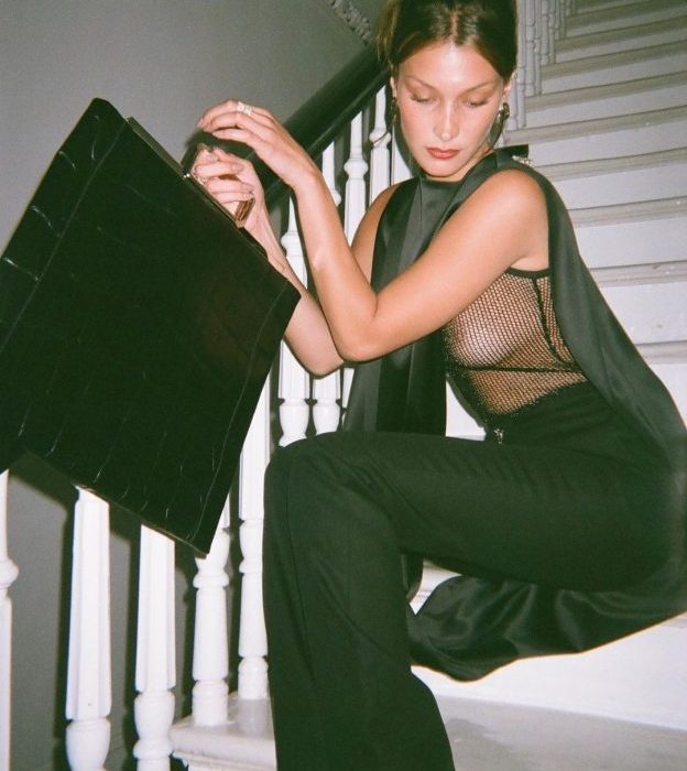Bella Hadid Showed Off Her Naked Tits In A Givenchy Mesh Outfit