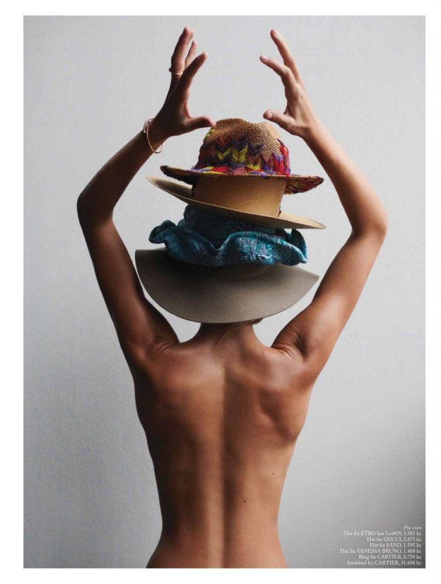 Josephine Skriver Topless by Jonas Bie