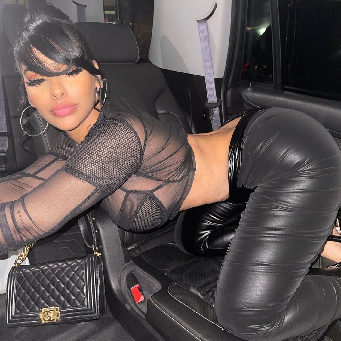 Ayisha Diaz Sexy In The Backseat