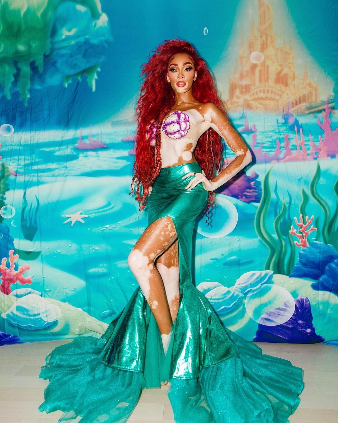 Winnie Harlow Sexy Little Mermaid