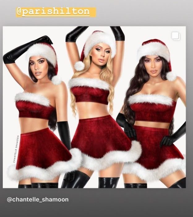 Paris Hilton Merry Christmas Sexy